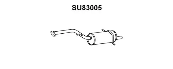 SU83005 VENEPORTE Глушитель выхлопных газов конечный (фото 1)