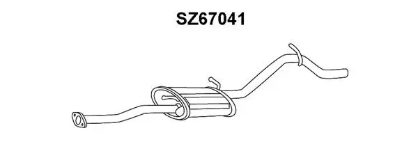 SZ67041 VENEPORTE Глушитель выхлопных газов конечный (фото 1)
