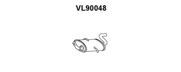 VL90048 VENEPORTE Глушитель выхлопных газов конечный (фото 1)