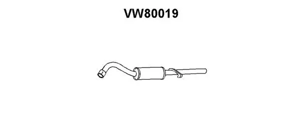 VW80019 VENEPORTE Глушитель выхлопных газов конечный (фото 1)