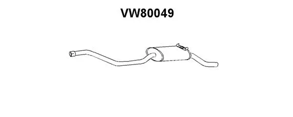 VW80049 VENEPORTE Глушитель выхлопных газов конечный (фото 1)
