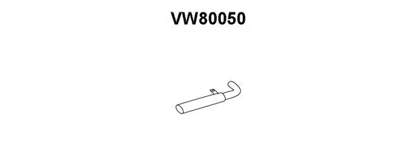 VW80050 VENEPORTE Глушитель выхлопных газов конечный (фото 1)