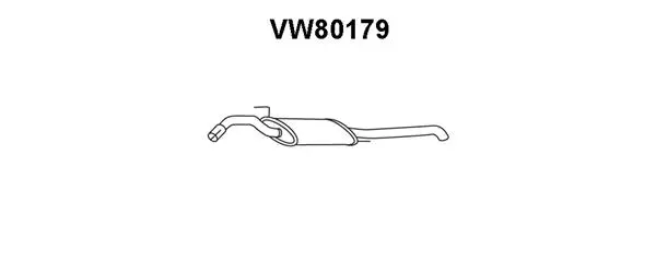 VW80179 VENEPORTE Глушитель выхлопных газов конечный (фото 1)