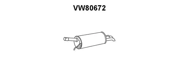 VW80672 VENEPORTE Глушитель выхлопных газов конечный (фото 1)