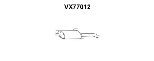 VX77012 VENEPORTE Глушитель выхлопных газов конечный (фото 1)