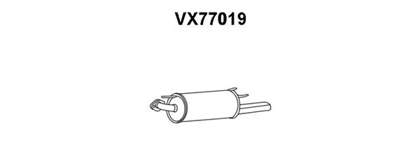 VX77019 VENEPORTE Глушитель выхлопных газов конечный (фото 1)