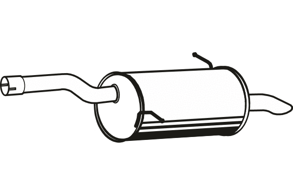 P17021 FENNO Глушитель выхлопных газов конечный (фото 1)