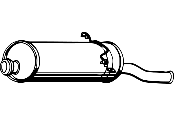 P1808 FENNO Глушитель выхлопных газов конечный (фото 1)