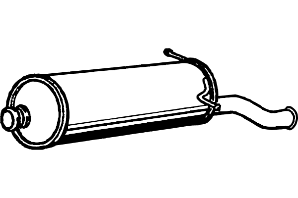P1810 FENNO Глушитель выхлопных газов конечный (фото 1)