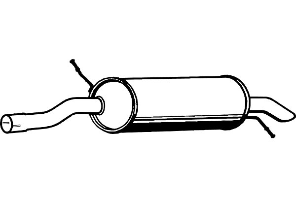 P1837 FENNO Глушитель выхлопных газов конечный (фото 1)