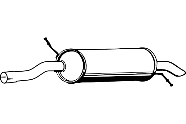 P1839 FENNO Глушитель выхлопных газов конечный (фото 1)