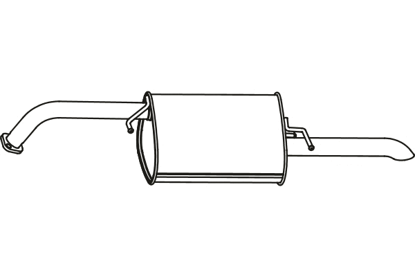 P1976 FENNO Глушитель выхлопных газов конечный (фото 1)