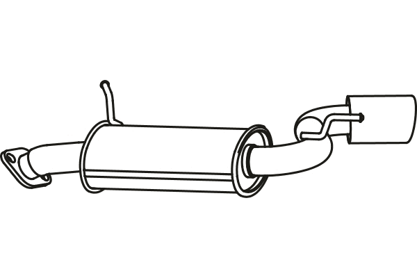 P2014 FENNO Глушитель выхлопных газов конечный (фото 1)