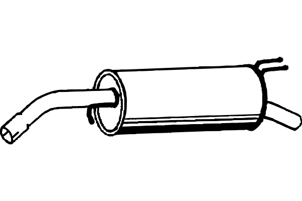 P2232 FENNO Глушитель выхлопных газов конечный (фото 1)