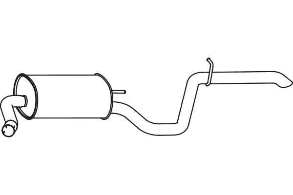 P29012 FENNO Глушитель выхлопных газов конечный (фото 1)