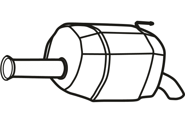 P3167 FENNO Глушитель выхлопных газов конечный (фото 1)