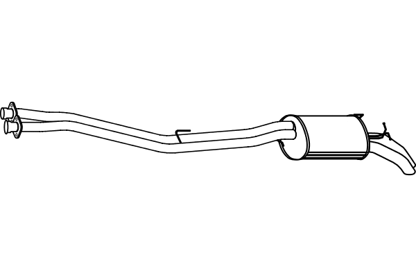 P3745 FENNO Глушитель выхлопных газов конечный (фото 1)