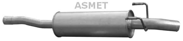 02.054 ASMET Глушитель выхлопных газов конечный (фото 1)