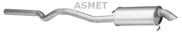 04.111 ASMET Глушитель выхлопных газов конечный (фото 1)
