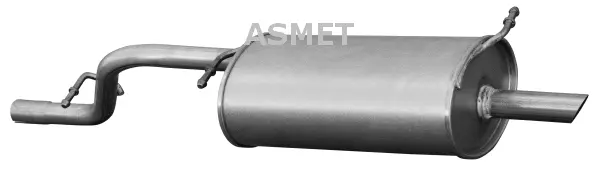 07.115 ASMET Глушитель выхлопных газов конечный (фото 1)