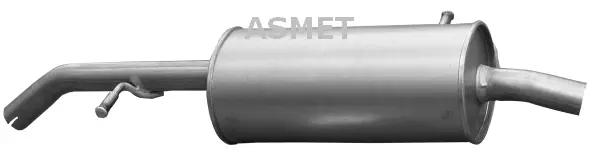 09.071 ASMET Глушитель выхлопных газов конечный (фото 1)