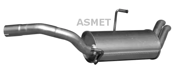 09.101 ASMET Глушитель выхлопных газов конечный (фото 1)