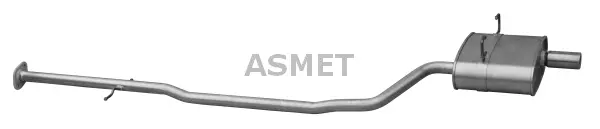 12.019 ASMET Глушитель выхлопных газов конечный (фото 1)