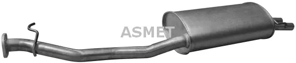 13.015 ASMET Глушитель выхлопных газов конечный (фото 1)