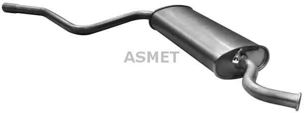 16.019 ASMET Глушитель выхлопных газов конечный (фото 2)