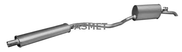 16.026 ASMET Глушитель выхлопных газов конечный (фото 1)