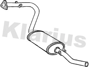 231028 KLARIUS Глушитель выхлопных газов конечный (фото 1)