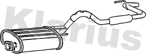 CL235L KLARIUS Глушитель выхлопных газов конечный (фото 1)