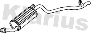 CL86V KLARIUS Глушитель выхлопных газов конечный (фото 1)