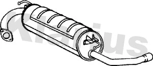 TY600E KLARIUS Глушитель выхлопных газов конечный (фото 1)