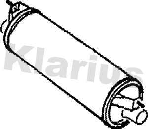 VO52J KLARIUS Глушитель выхлопных газов конечный (фото 1)