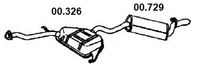 00.326+00.729 Novak Глушитель выхлопных газов конечный (фото 1)