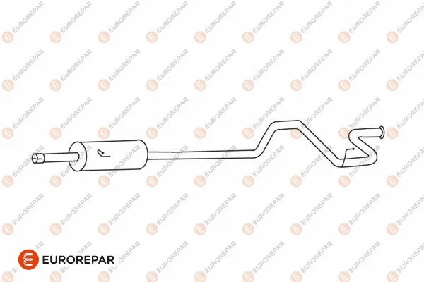 E12830L EUROREPAR Глушитель выхлопных газов конечный (фото 1)