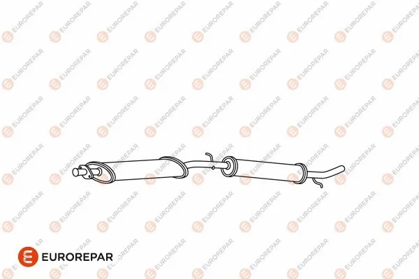 E12864L EUROREPAR Глушитель выхлопных газов конечный (фото 1)