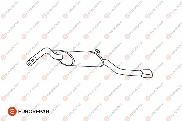 E12895J EUROREPAR Глушитель выхлопных газов конечный (фото 1)