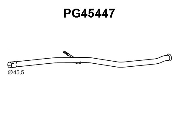 PG45447 VENEPORTE Ремонтная трубка, катализатор (фото 1)