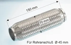 99.009.79 EBERSPÄCHER Гофрированная труба, выхлопная система (фото 1)