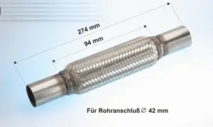 996.1.005 EBERSPÄCHER Гофрированная труба, выхлопная система (фото 1)