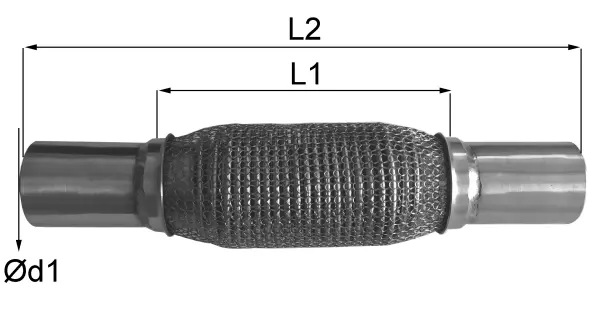 06.48.50 IMASAF Гофрированная труба, выхлопная система (фото 1)