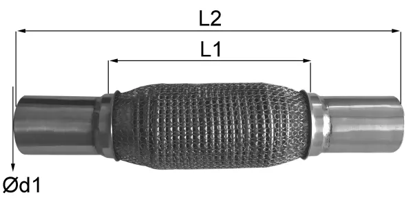 06.48.60 IMASAF Гофрированная труба, выхлопная система (фото 1)