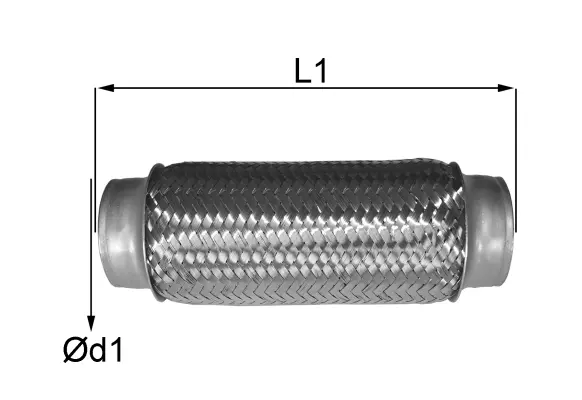 06.50.48 IMASAF Гофрированная труба, выхлопная система (фото 1)