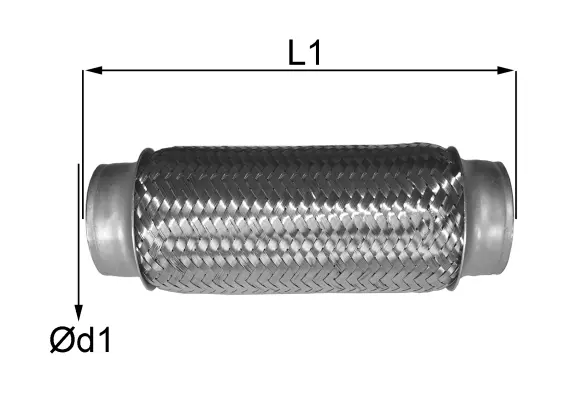 06.55.55 IMASAF Гофрированная труба, выхлопная система (фото 1)