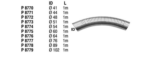 P8770 FENNO Гофрированная труба, выхлопная система (фото 1)