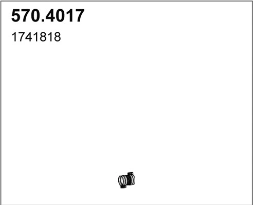 570.4017 ASSO Гофрированная труба, выхлопная система (фото 1)