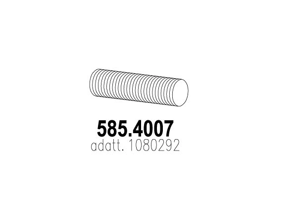 585.4007 ASSO Гофрированная труба, выхлопная система (фото 1)