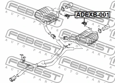 ADEXB-001 FEBEST Буфер, глушитель (фото 2)